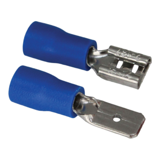 Commel Utikač+natikač za žicu 0.5-1.5 mm², 0.8x6.35, 10+10 kom- C 365-832