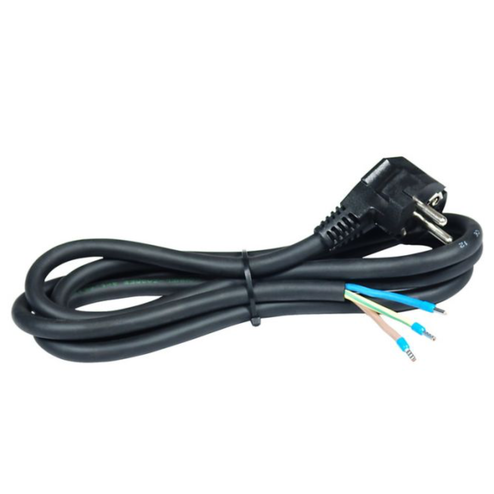 Commel Priključni Kabl 16A 250V 3500W Crni 1,5m H05RR-F 3G2,5 - C 0631