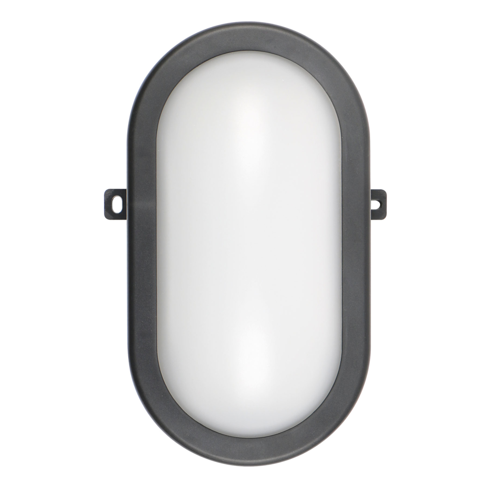 Commel LED Plafonjera 12W, 220x143 mm, Ovalna, 4000K, Crna - C 407-512
