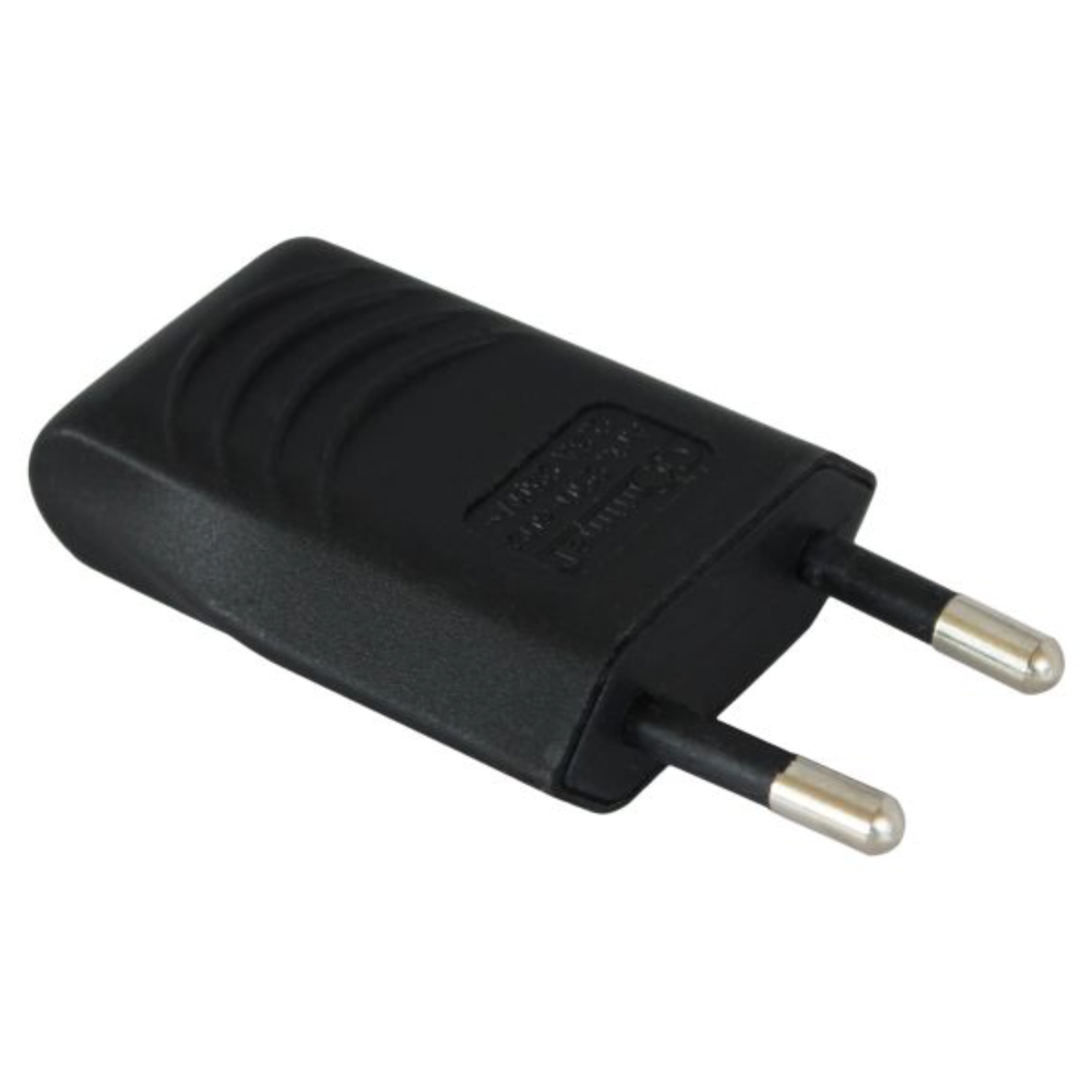 Commel Utikač EURO 2,5A 250V, Crni - C 290-602