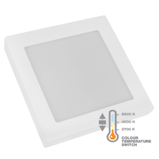 Commel LED panel 18W, kvadratni nadgradni, Promena boje svetlosti, 227 mm - C 336-428