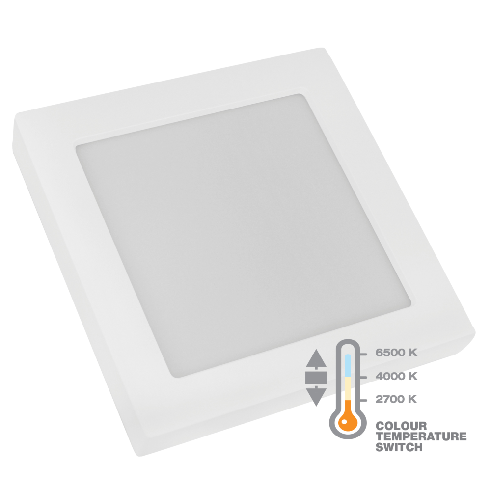 Commel LED panel 24W, kvadratni nadgradni, Promena boje svetlosti, 227 mm - C 336-438