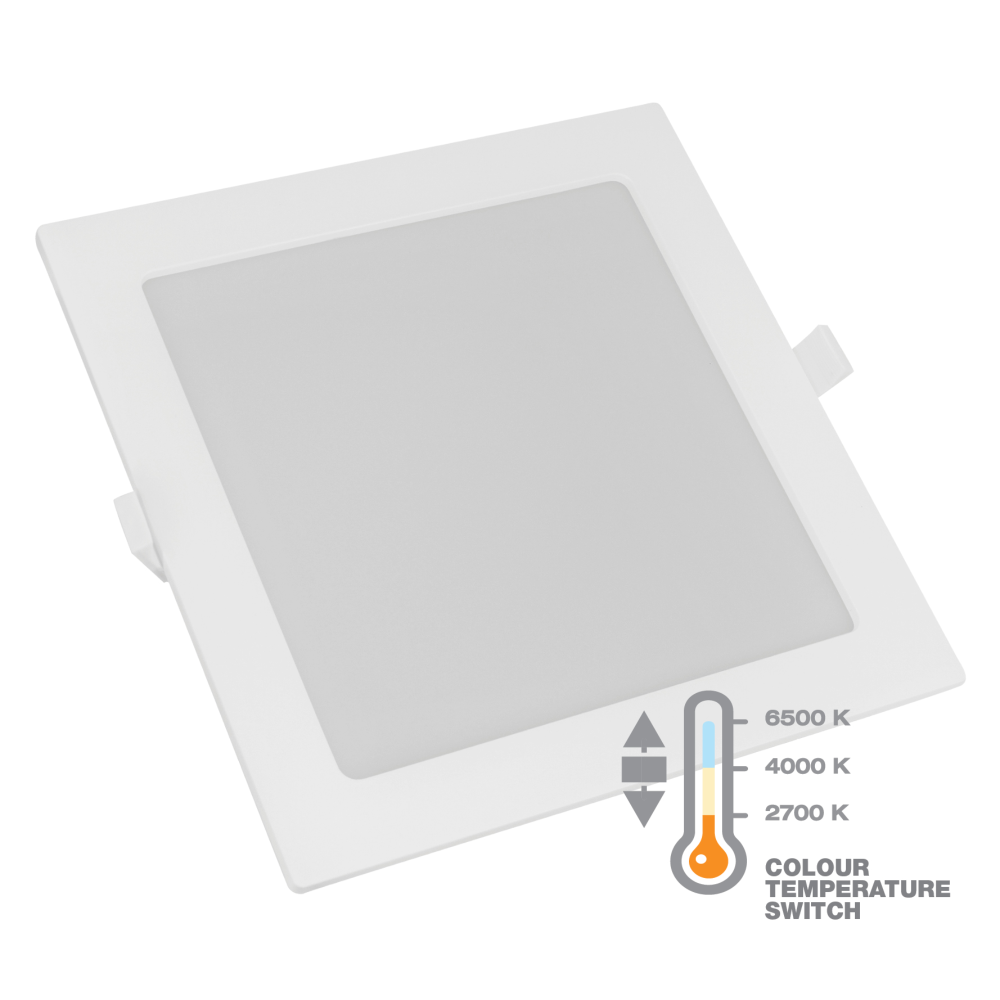 Commel LED panel 24W, kvadratni ugradni, Promena boje svetlosti, 220 mm - C 337-434