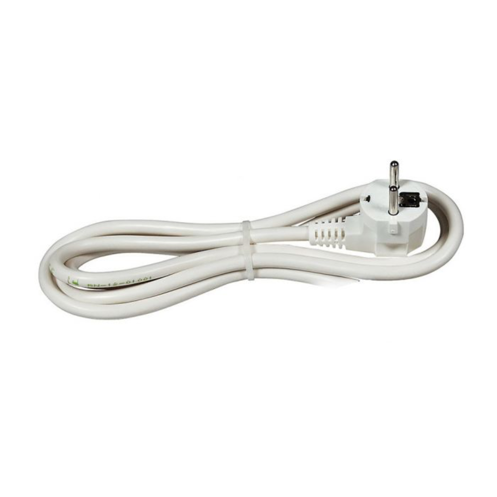 Commel Prikljucni Kabl 2,5 A 250 V, Beli, 2m H03VVH2-F 2x0,75 - C 0114