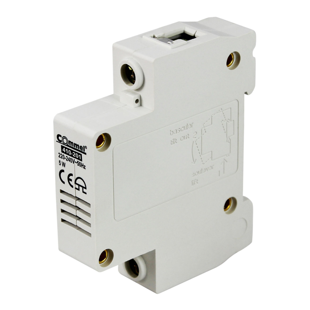 Commel Električno Zvonce Za DIN Šinu, 230V, 80 DB - C 410-201