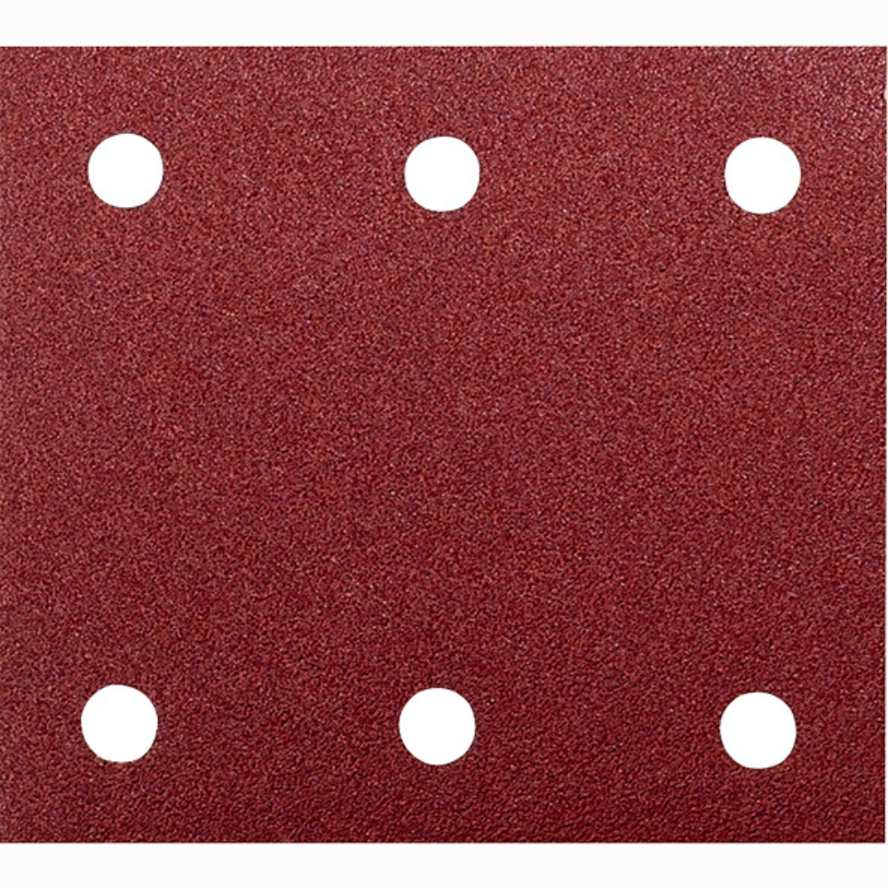 Makita - Brusna hartija 114x102mm 180g 6 rupa 10kom - P-33146