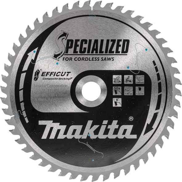 Makita - List za testeru od tvrdog metala EFFICUT 190x20x50T - E-12186