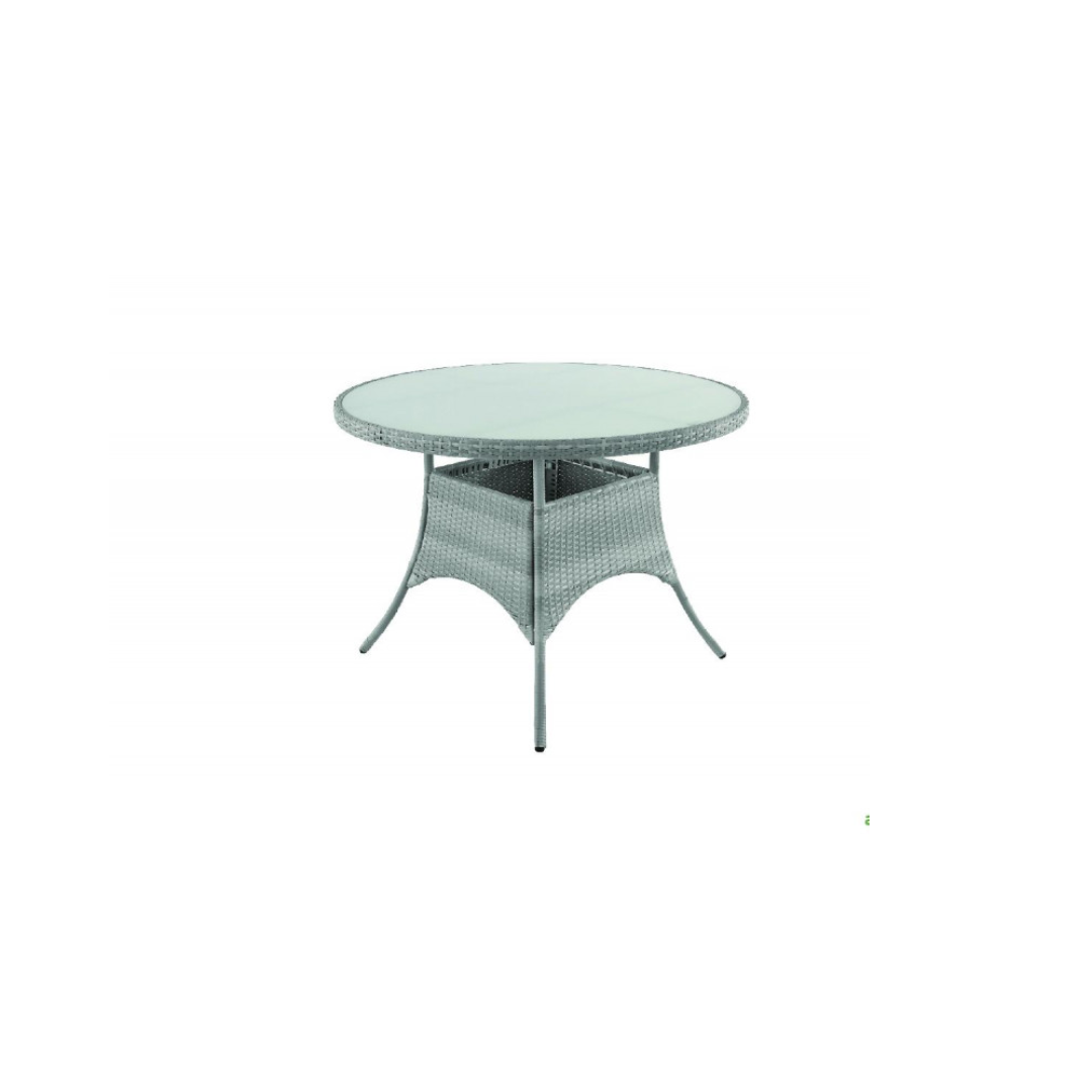 Sto od ratana – crni/sivi Santiago, 055679