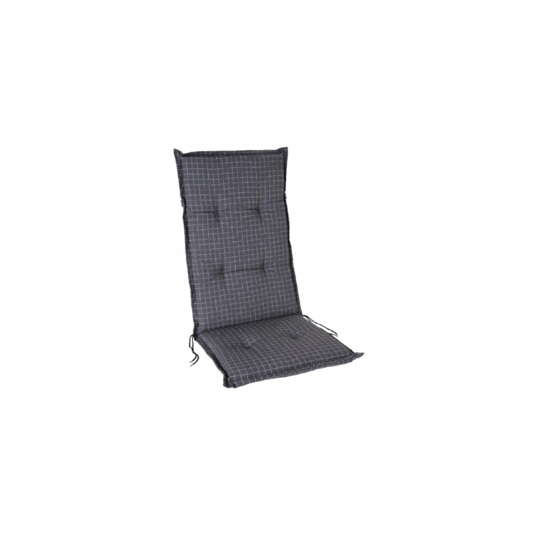 Jastuk sa naslonom 120 x 80 sivi, 056776