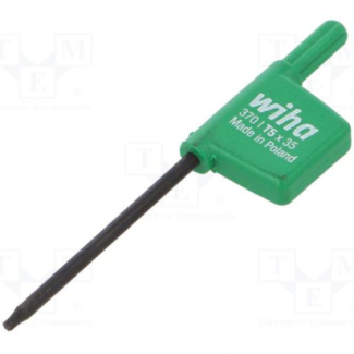 Wiha - Torex sa Zastava Ručkom Torx®, Crni Oksidirani, T5 - W 03724