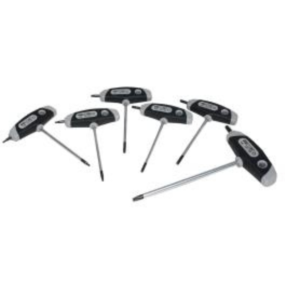 SKG - T-drška Torx komplet T9, T10, T15, T20, T25, T30 - 6kom - SKG 24000