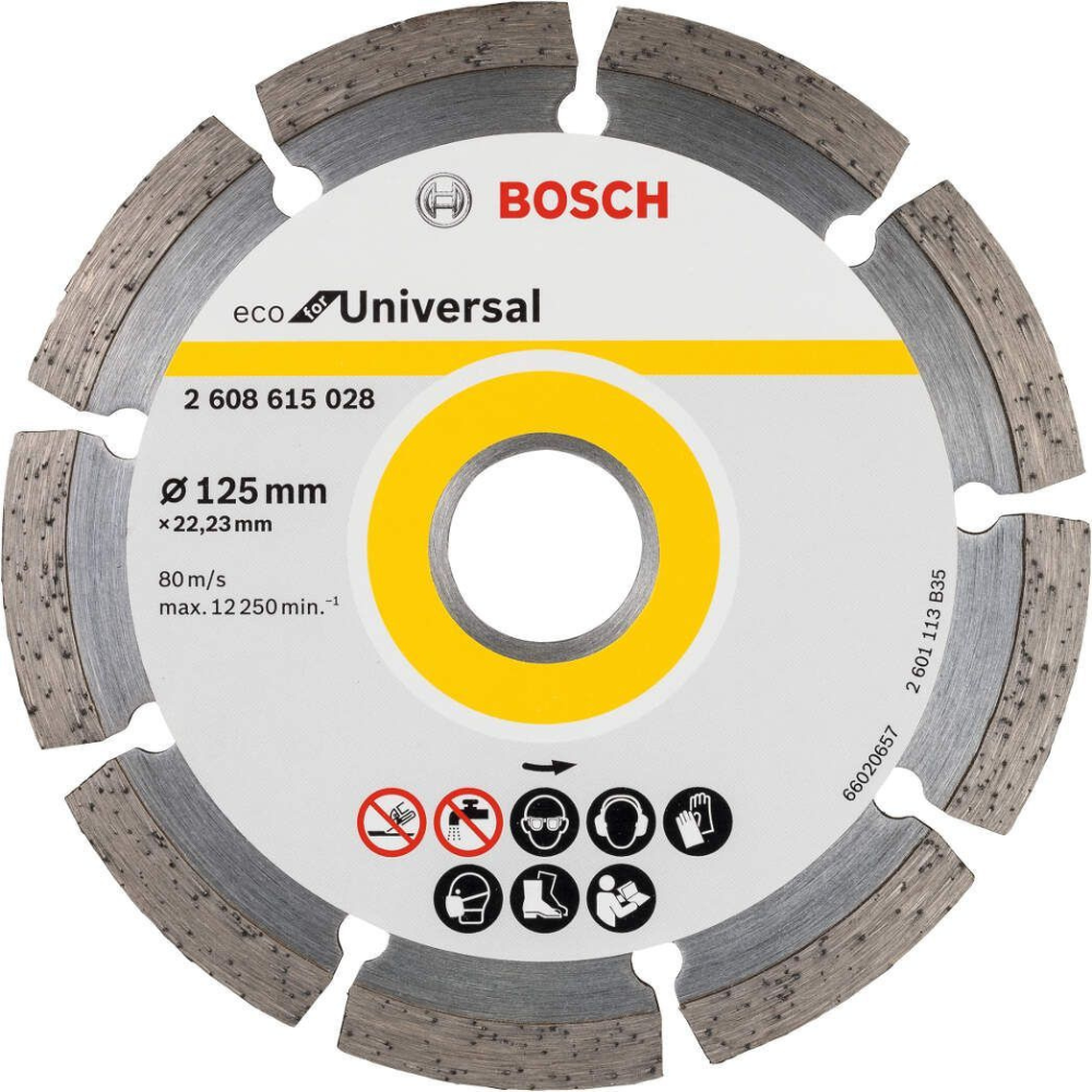 Bosch - Dijamantska rezna ploča 150mm,10kom-ECO For Universal - 2608615042