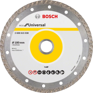 Bosch - Dijamantska rezna ploča turbo 230mm-ECO For Universal - 2608615039