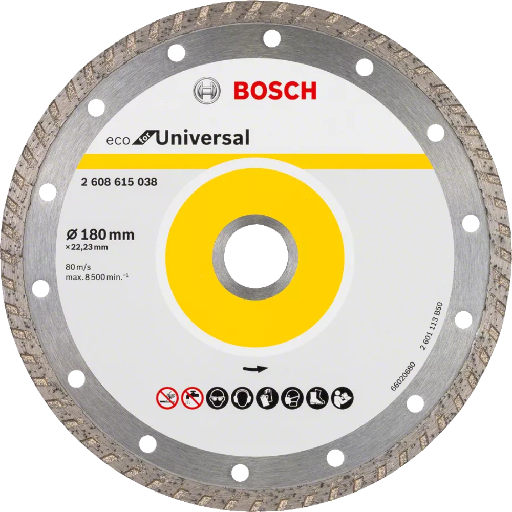 Bosch - Dijamantska rezna ploča turbo 230mm-ECO For Universal - 2608615039