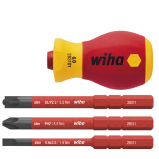 Wiha - Odvijač sa izmenljivim nastavcima električarski, SlimVario® - W41230