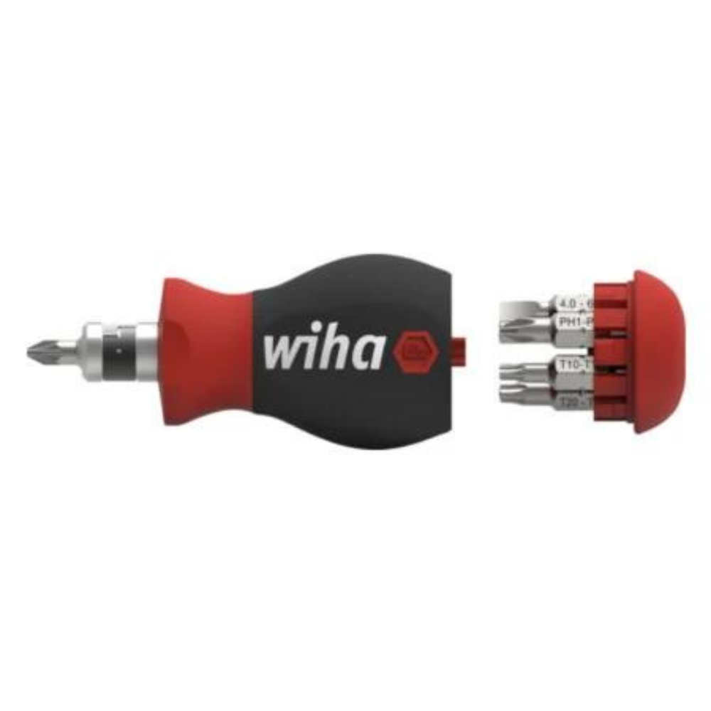 Wiha - Odvijač sa bitovima Stubby pomešan, sa 7 dvostranih bita - W43613