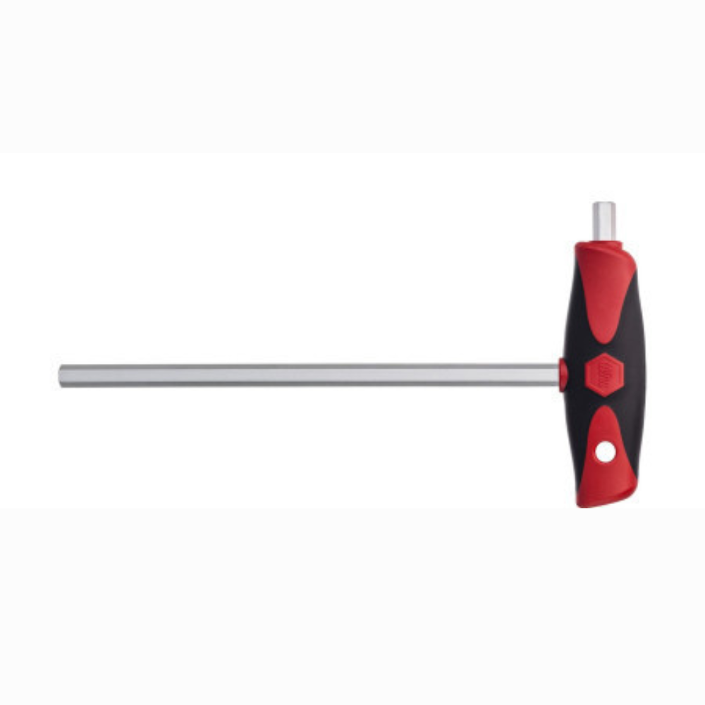 Wiha - Imbus sa T Ručkom ComfortGrip Šestougaoni, Mat hromirani, 2 mm - W26164