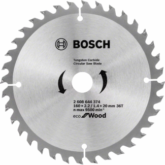 Bosch - List kružne testere za drvo Ø160x20-36-Eco for wood - 2608644374