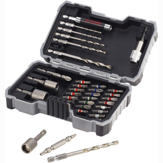 Bosch - Set HSS-G burgija i nastavaka za odvrtače Extra Hard, 35 delova - 2607017328