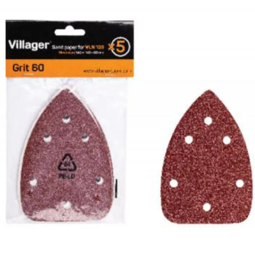 Villager - Brusni papir za VLN 125 140 x 50 mm, granulacija 120 - 051250