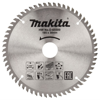 Makita - TCT list testere Ø185mm 60 zuba - D-65589