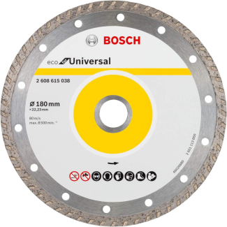 Bosch - Dijamantska rezna ploča turbo 180mm-10kom-ECO For Universal - 2608615047