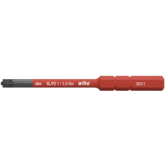 Wiha - SlimBit električarski Bit PlusMinus/Pozidriv, SL/PZ1 - W 34589