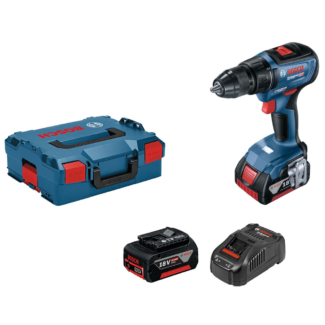 Bosch Akumulatorska bušilica - odvrtač, GSR 18V-50, 2x5,0Ah + L-Boxx kofer, 06019H5001