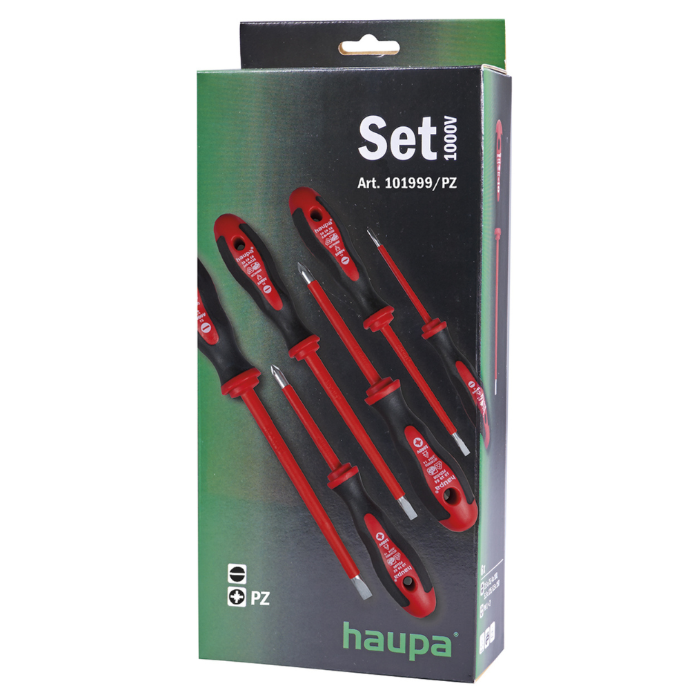 Haupa - Set odvtaka/PZ, VDE, 6 komada - H101999PZ