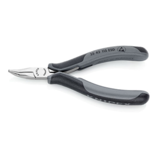Knipex - Elektroničarska klešta za hvatanje ESD pod uglom 45° 115mm - 35 42 115 ESD