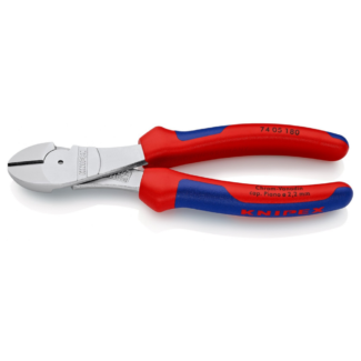 Knipex - Bočne sečice ojačane hromirana 180mm u blister pakovanju - 74 05 180 SB