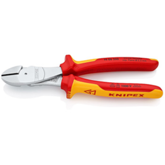 Knipex- Kose sečice ojačane izolovane 1000V VDE 200mm u blister pakovanju - 74 06 200 SB