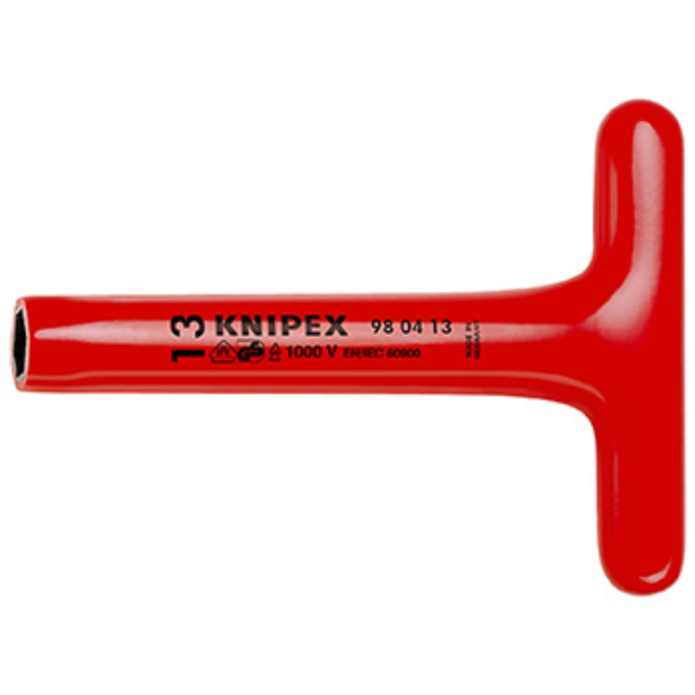 Knipex - Nasadni ključ sa T-drškom izolovan 1000V 13mm - 98 04 13