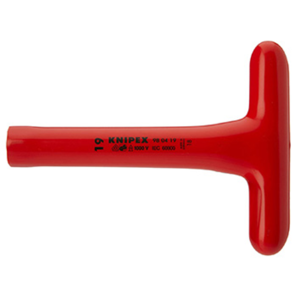 Knipex - Nasadni ključ sa T-drškom izolovan 1000V 19mm - 98 04 19