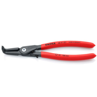 Knipex - Precizna klešta za unutrašnje sigurnosne prstenove sa graničnikom kriva 210mm - 48 41 J31