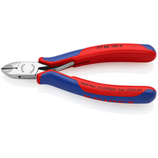 Knipex - Kose sečice za elektroniku s umetnutom oštricom od tvrdog metala 120mm - 77 02 120 H