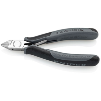 Knipex - Kose sečice za elektroniku s umetnutom oštricom od tvrdog metala ESD 120mm - 77 32 120 H ESD