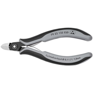 Knipex - Precizne kose sečice za elektroniku ESD 125mm - 79 22 125 ESD