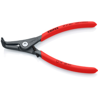 Knipex - Precizna klešta za spoljašnje sigurnosne prstenove sa graničnikom kriva 165mm - 49 41 A21
