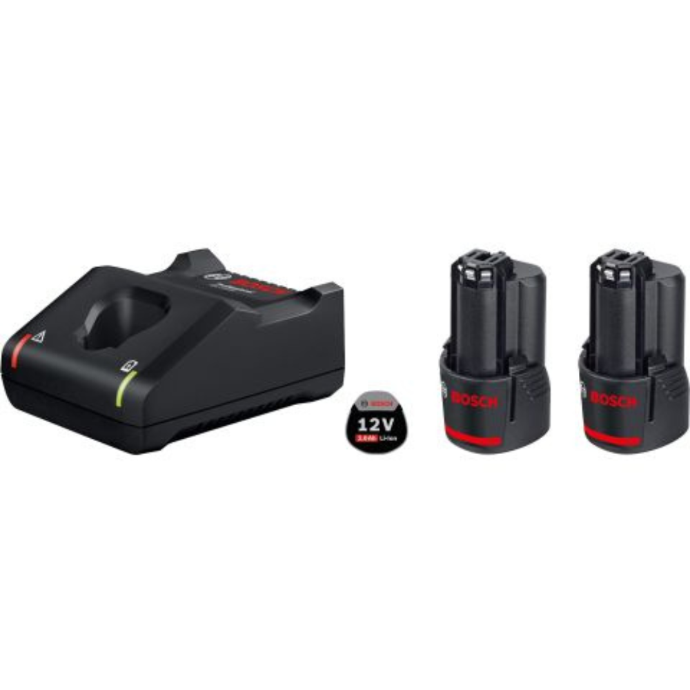Bosch Starter set 2 x GBA 12V 3,0 Ah + GAL 12V-40 - 1600A019RD
