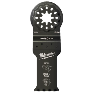 Milwaukee - Set višenamenskih Bi-metalna sečiva za uranjanje za drvo sa ekserima, 28 x 47 mm, 50 kom - 48906531