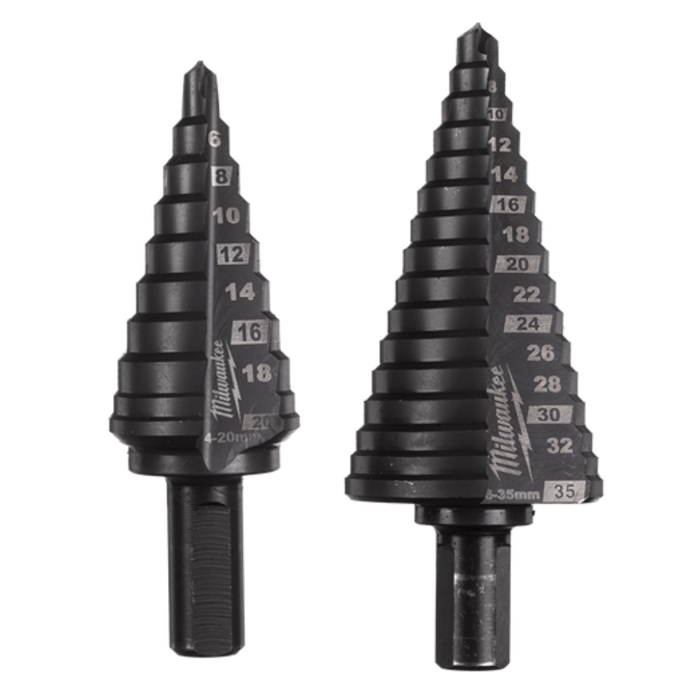 Milwaukee - Set stepenastih burgija za metal Cobalt, 4 - 20 mm, 6 - 35 mm - 48899398