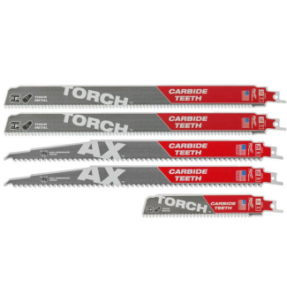 Milwaukee - Set listova testere od tvrdog metala Sawzzall, 5 kom - 49222206