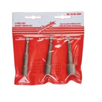 Milwaukee - Set držača bitova, 6 , 8 i 10 mm - 49663004