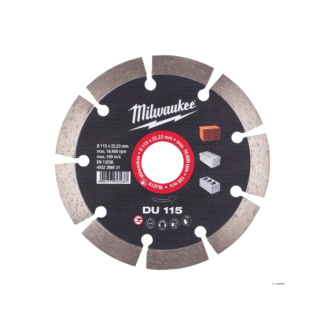 Milwaukee - Dijamantski disk za sečenje DU 115 x 22.23 mm - 4932399521