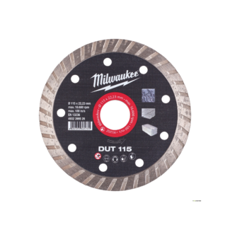 Milwaukee - Dijamantska ploča za sečenje DUT 115 x 22.23 mm - 4932399526