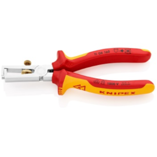 Knipex - Klešta za skidanje izolacije 1000V VDE 160mm u blister pakovanju - 11 06 160 SB