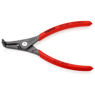 Knipex - Precizna klešta za spoljašnje sigurnosne prstenove kriva 165 mm - 49 21 A21 SB