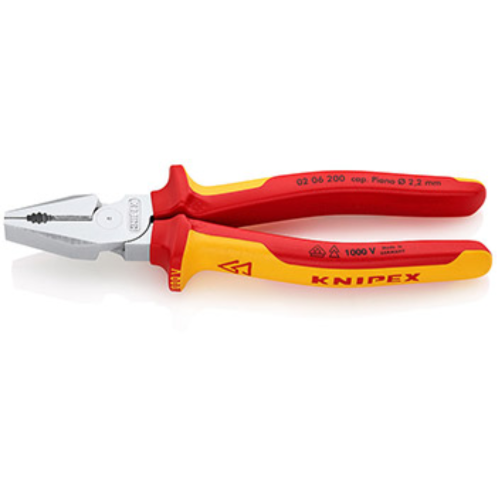 Knipex - Kombinovana klešta izolovana 1000V VDE 200mm - 02 06 200