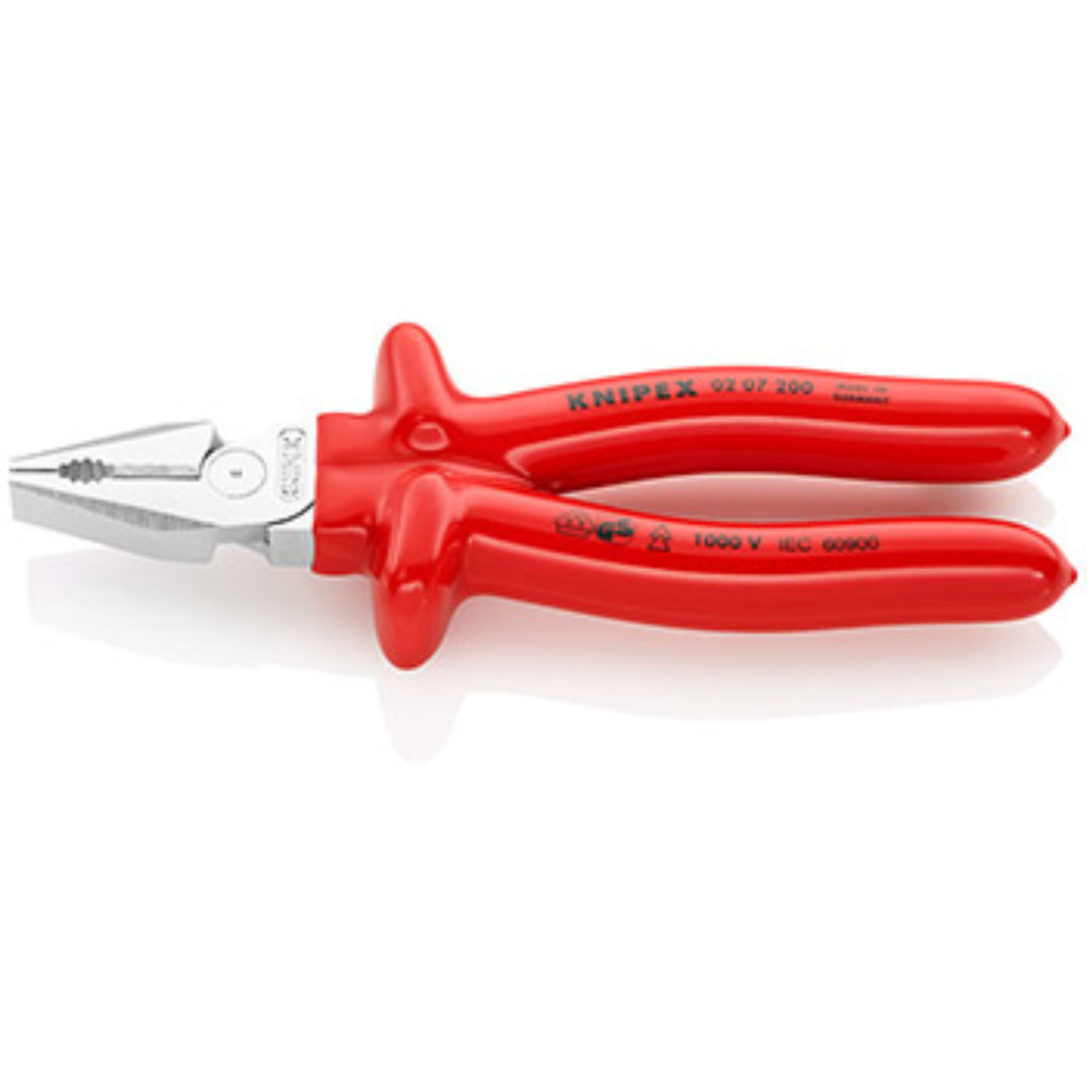 Knipex - Kombinovana klešta ojačana izolovana 200mm - 02 07 200